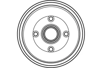 TRW DB4277 <span>задний тормозной барабан</span>