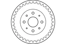 Задний тормозной барабан TRW DB4288