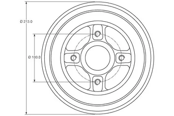 TRW DB4363MR <span>задний тормозной барабан</span>