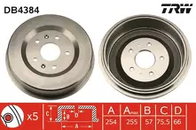 Задний тормозной барабан TRW DB4384