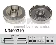Задний тормозной барабан Nipparts N3400310
