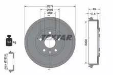 Задний тормозной барабан Textar 94039600