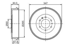 Задний тормозной барабан Bosch 0 986 477 280