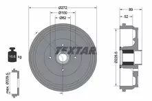 Задний тормозной барабан Textar 94038900