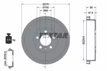 Задний тормозной барабан Textar 94044600