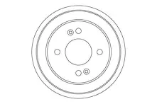 Задний тормозной барабан TRW DB4548