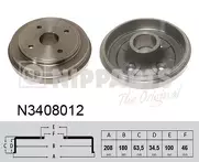 Задний тормозной барабан Nipparts N3408012
