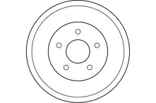 Задний тормозной барабан TRW DB4309