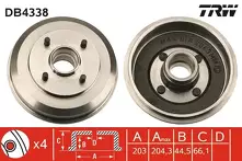 Задний тормозной барабан TRW DB4338