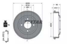 Задний тормозной барабан Textar 94015300