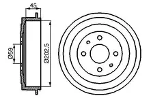 Задние тормозные барабаны Bosch 0 986 477 109