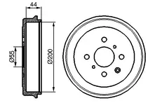 Задние тормозные барабаны Bosch 0 986 477 148