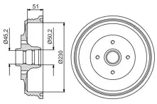 Задние тормозные барабаны Bosch 0 986 477 178