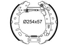 Задние тормозные колодки Valeo 554952 для Opel Combo D / Tour