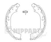 Задние тормозные колодки Nipparts J3501045 для Nissan Navara D22