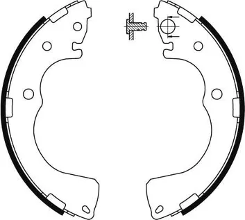 TRW GS8435 <span>тормозные колодки задние</span>