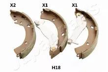 Задние тормозные колодки Japanparts  GF-H18AF
