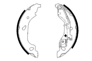 Bosch 0 986 487 596 <span>тормозные колодки задние</span>