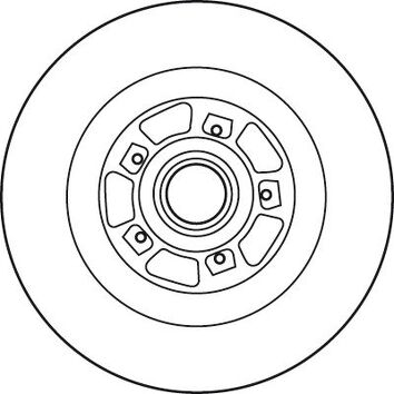TRW DF6127BS <span>тормозной диск полный</span>