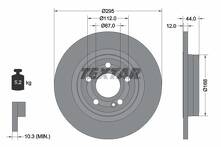 Тормозной диск Textar 92323203 для Mercedes-Benz GLA-Class H247