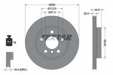 Тормозной диск Textar 92305303 для BMW i3 I01