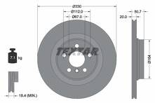Тормозной диск Textar 92306805 для BMW 2 серии F44 / Gran Coupe