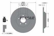 Тормозной диск Textar 92292403 для Ford Focus 4 пок. / хэтчбек / рестайлинг