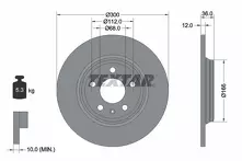 Тормозной диск Textar  92282803