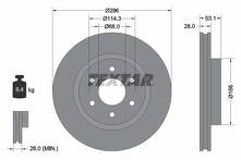Тормозной диск Textar 92285803 для Nissan Navara NP300 / D23