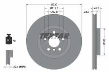 Тормозной диск Textar 92274405 для BMW 2 серии F44 / Gran Coupe