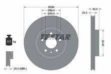 Тормозной диск Textar 92252803 для Fiat Panda 3 пок.