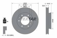 Тормозной диск Textar 92253403 для Ford Ranger 3 пок. / рестайлинг