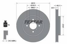 Тормозной диск Textar 92255303 92255303