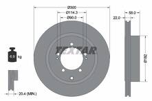 Тормозной диск Textar 92170603 для Mitsubishi Lancer 8 пок. / седан