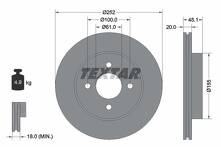 Тормозной диск Textar 92148800 для Nissan Almera N15 / седан