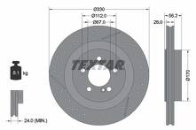 Тормозной диск Textar 92151605 92151605