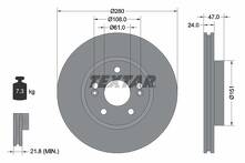Тормозной диск Textar 92118903 для Renault Laguna 2 пок. / рестайлинг