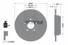 Тормозной диск Textar 92099403 для Mercedes-Benz S-Class W220 / рестайлинг