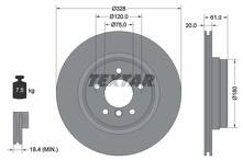 Тормозной диск Textar 92074904 для BMW 7 серии E38