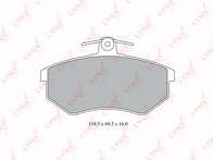 Передние тормозные колодки Lynx BD-8014 BD-8014