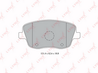 Передние тормозные колодки Lynx BD-8015 для Skoda Fabia 1 пок. / Combi