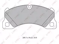 Передние тормозные колодки Lynx  BD-8031