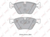 Передние тормозные колодки Lynx BD-1421 BD-1421