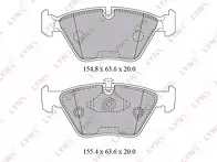 Передние тормозные колодки Lynx  BD-1424