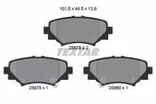 Задние тормозные колодки Textar  2587801