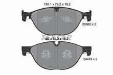 Передние тормозные колодки Textar Q+ 2598201 для Jaguar F-Type X152