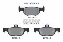 Задние тормозные колодки Textar Q+ 2617401 для Mazda 3 BP / хэтчбек