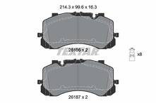 Передние тормозные колодки Textar Q+ 2618601 для Bentley Bentyaga 1 пок. / рестайлинг