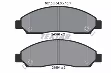 Передние тормозные колодки Textar  2437001
