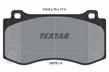 Передние тормозные колодки Textar Q+ 2407501 для Dodge Charger 7 пок. / рестайлинг